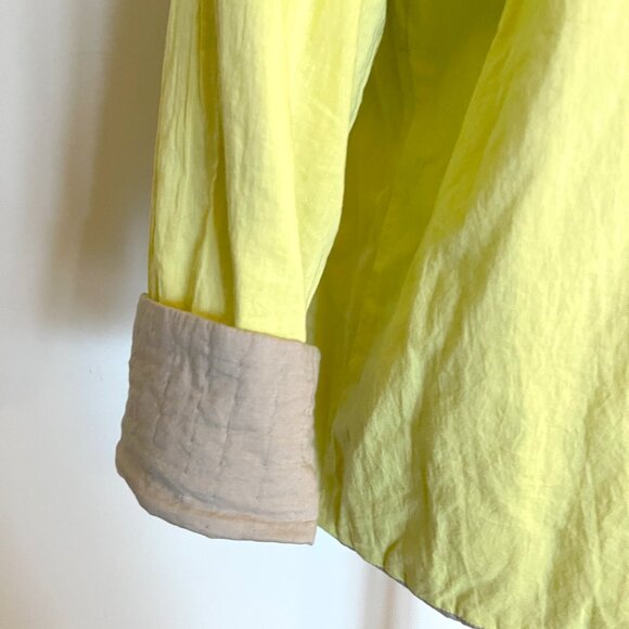 Eileen Fisher Reversible Quilted Puffer Patch Pocket Chore Coat Size XLarge - Picture 9 of 10